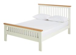 Collection Aubrey Double Bed Frame - Two Tone